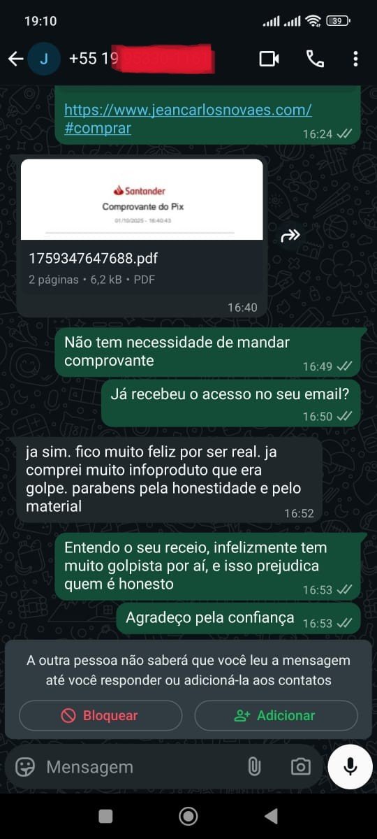 WhatsApp feedback